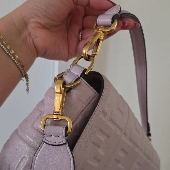 Fendi Lavender Baguette Shoulder Bag - Picture 3 of 14
